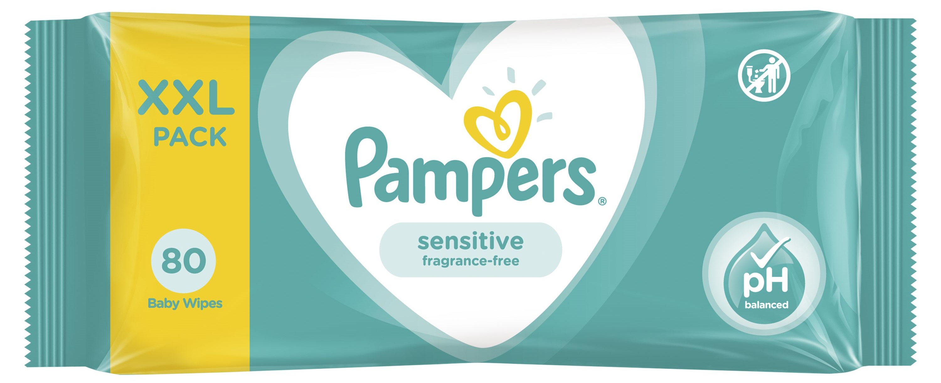 Servetele umede Pampers Pampers - Sensitive, 80 buc.