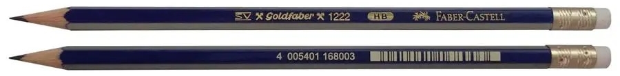 Creion Faber-Castell Goldfaber - HB, cu radieră