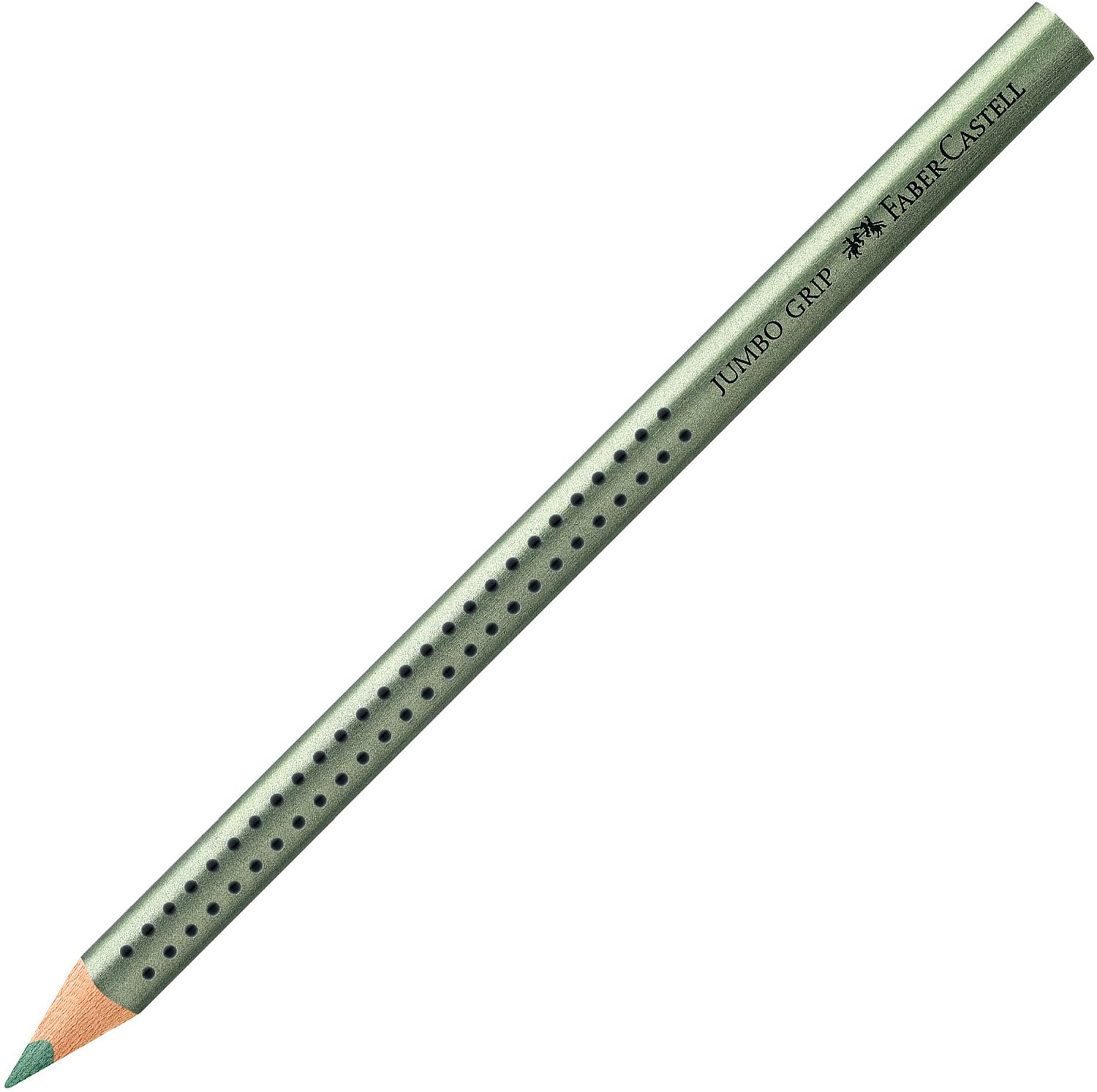 Creion Faber Castell - Jumbo Grip, metalic, verde