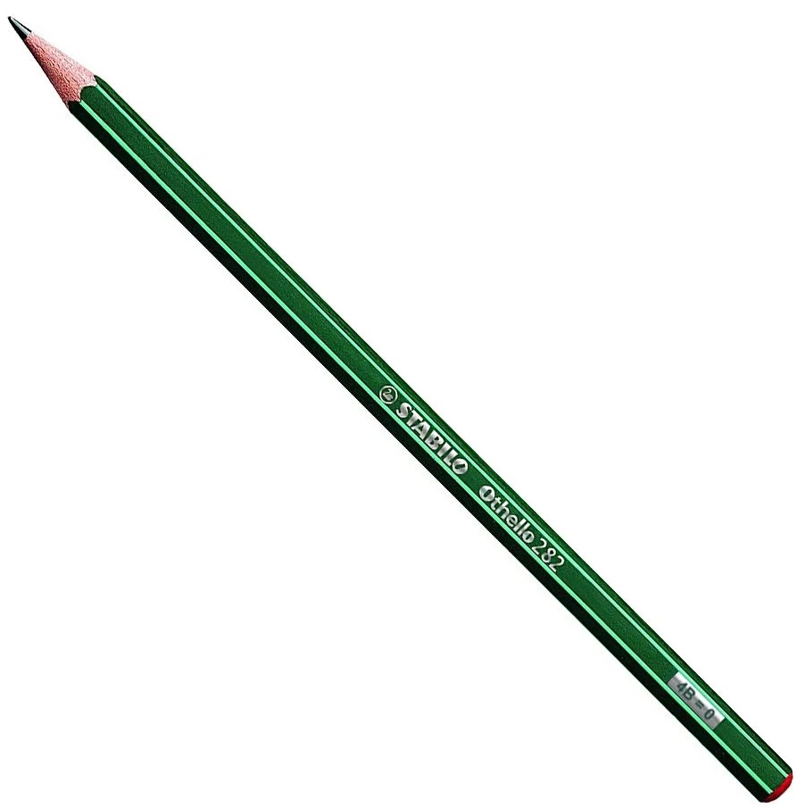 Creion Stabilo Othello - 4B, corp verde