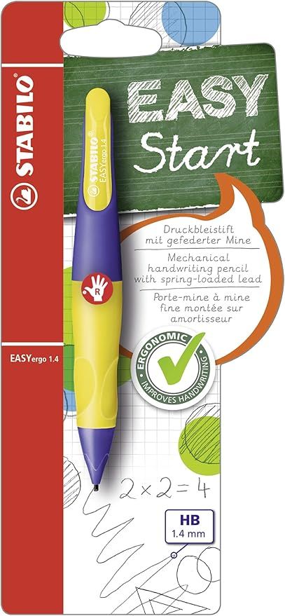 Creion pentru învățarea scrisului Stabilo - EASYergo, pentru mâna dreaptă