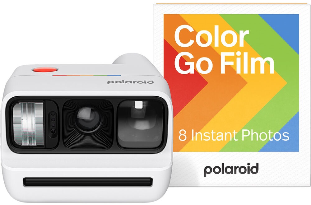 Aparat foto instant Polaroid - Go Gen 3 + Color Film Bundle, White