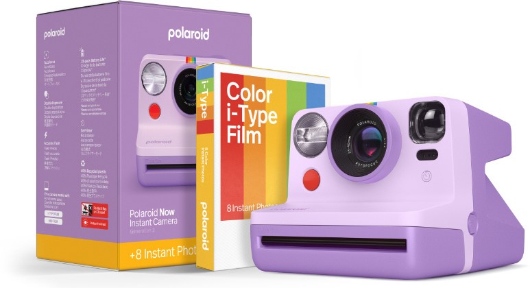 Aparat foto instant Polaroid - Now Gen 2 Everything Box, Purple