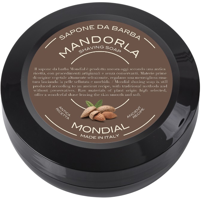 Mondial 1908 Săpun de bărbierit cu miros de migdale, 60 g