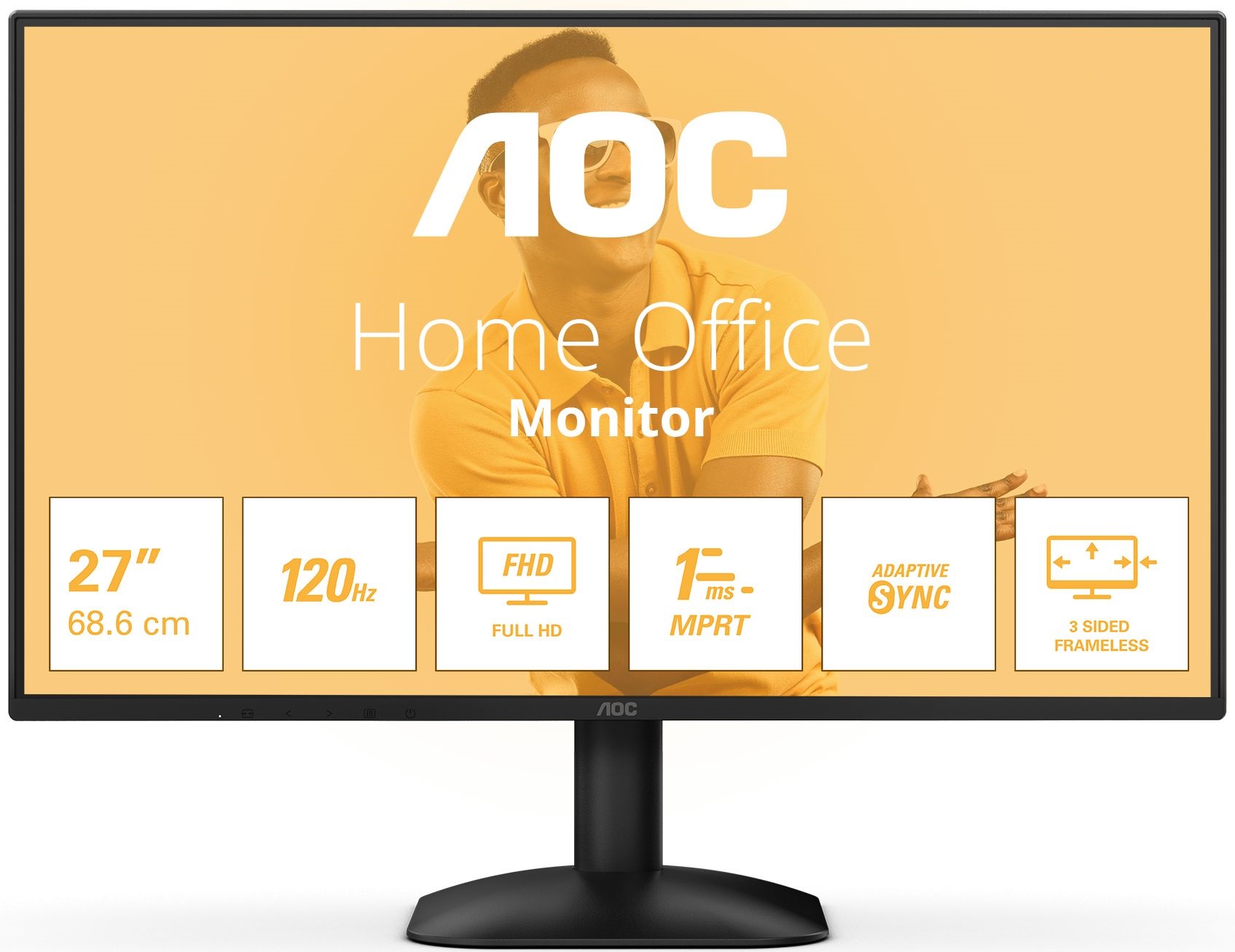 Monitor AOC - 27B31H, 27'', FHD, IPS WLED, Anti-Glare, negru