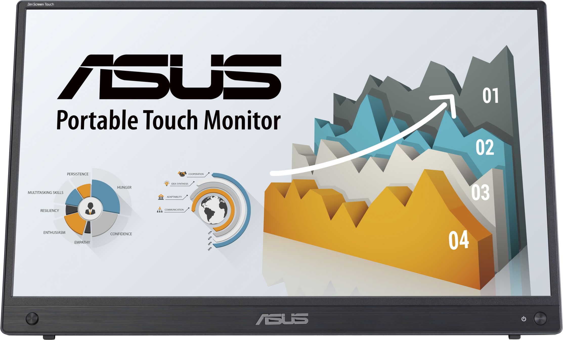 Monitor ASUS - ZenScreen MB16AHT portabil, 15.6'', FHD, IPS, 60Hz