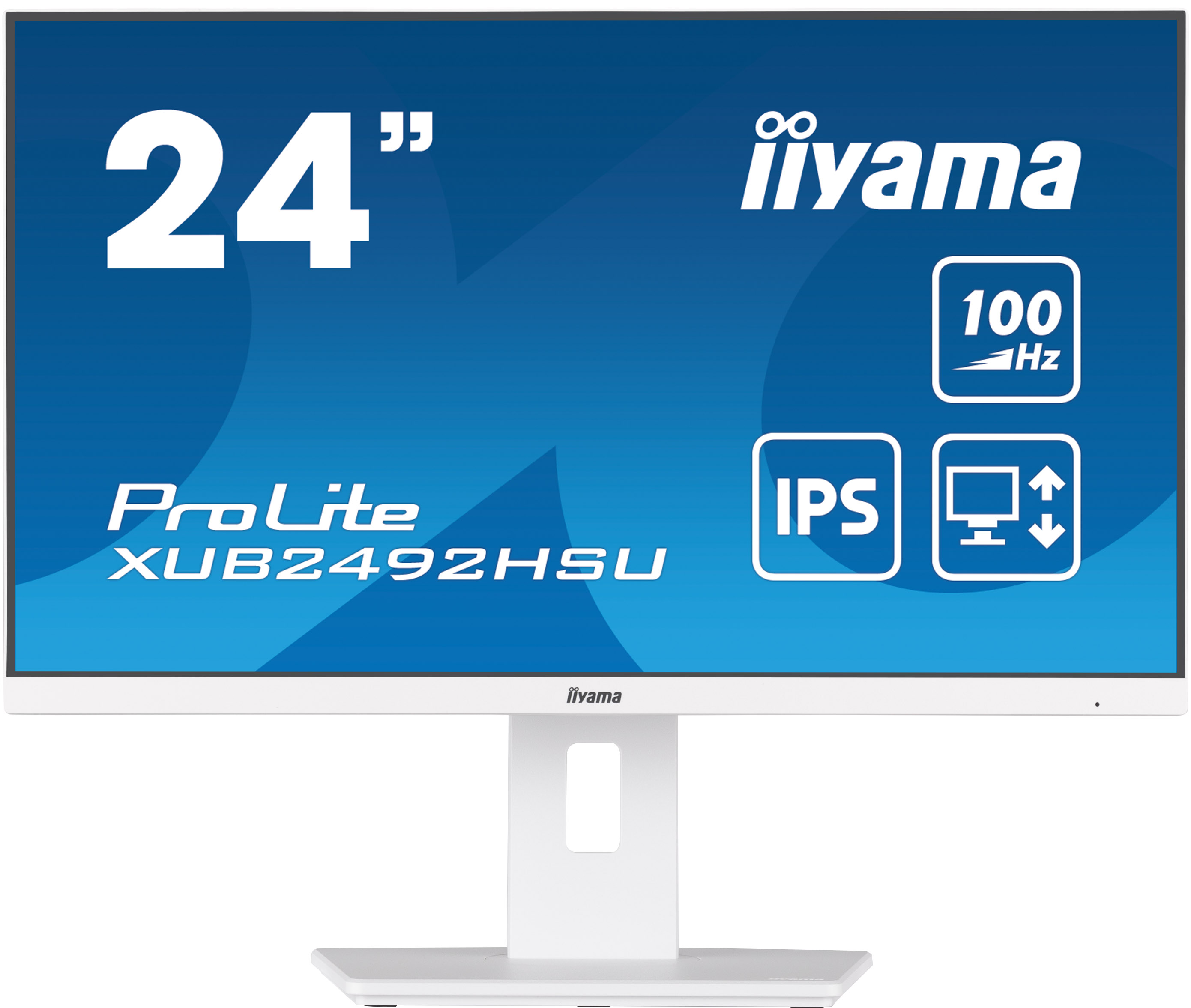 Monitor IIYAMA - ProLite XUB2492HSU-W6, 23.8'', FHD, IPS, 0.4 ms, USB Hub