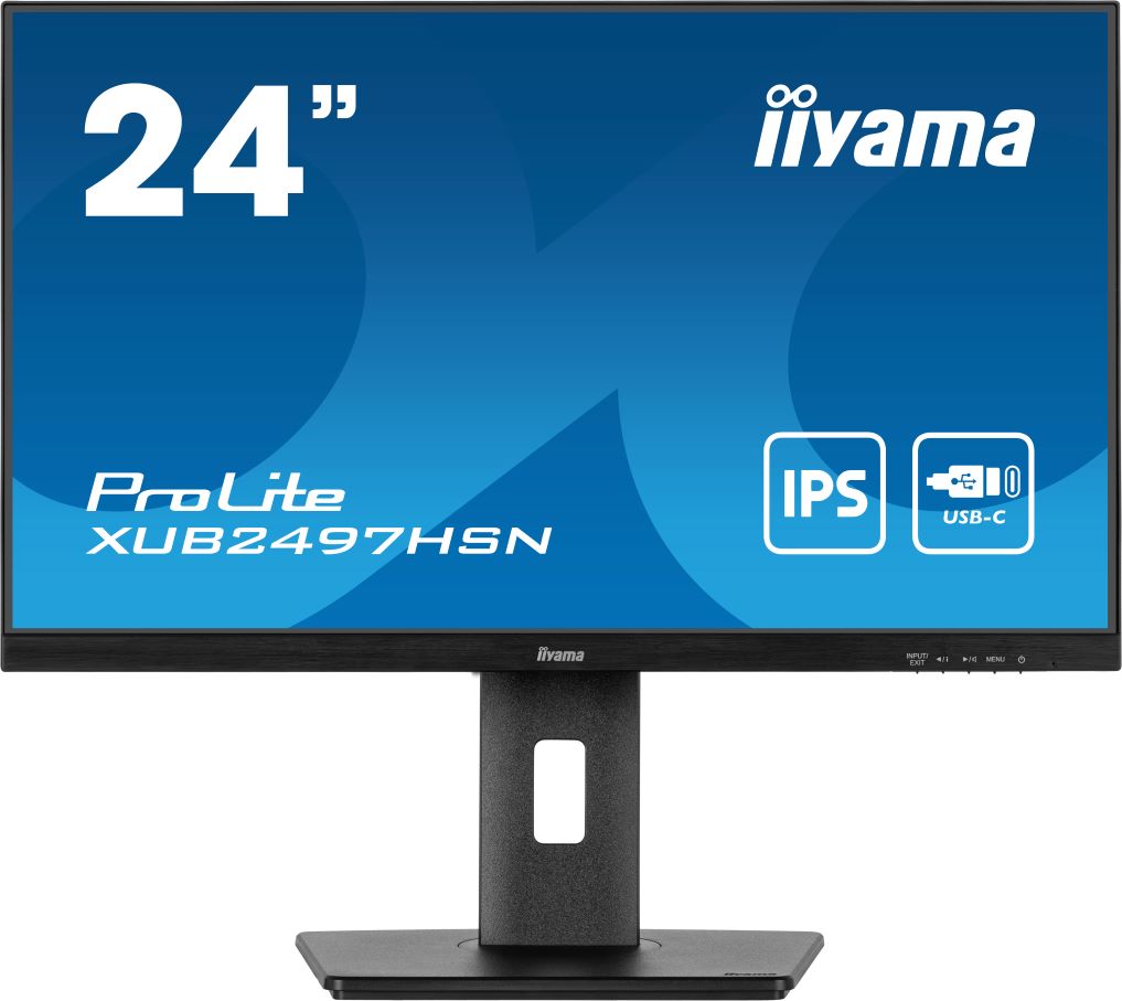 Monitor IIYAMA - ProLite XUB2497HSN-B1, 23.8'', FHD, IPS, 1 ms, USB Hub