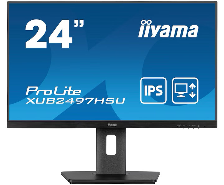 Monitor IIYAMA - ProLite XUB2497HSU-B1, 23.8'', IPS, LED, Anti-Glare, USB Hub