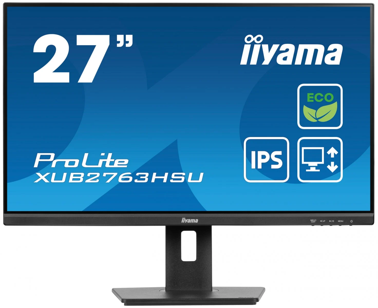 Monitor IIYAMA - ProLite XUB2763HSU-B1, 27'', IPS, LED, Anti-Glare, USB Hub