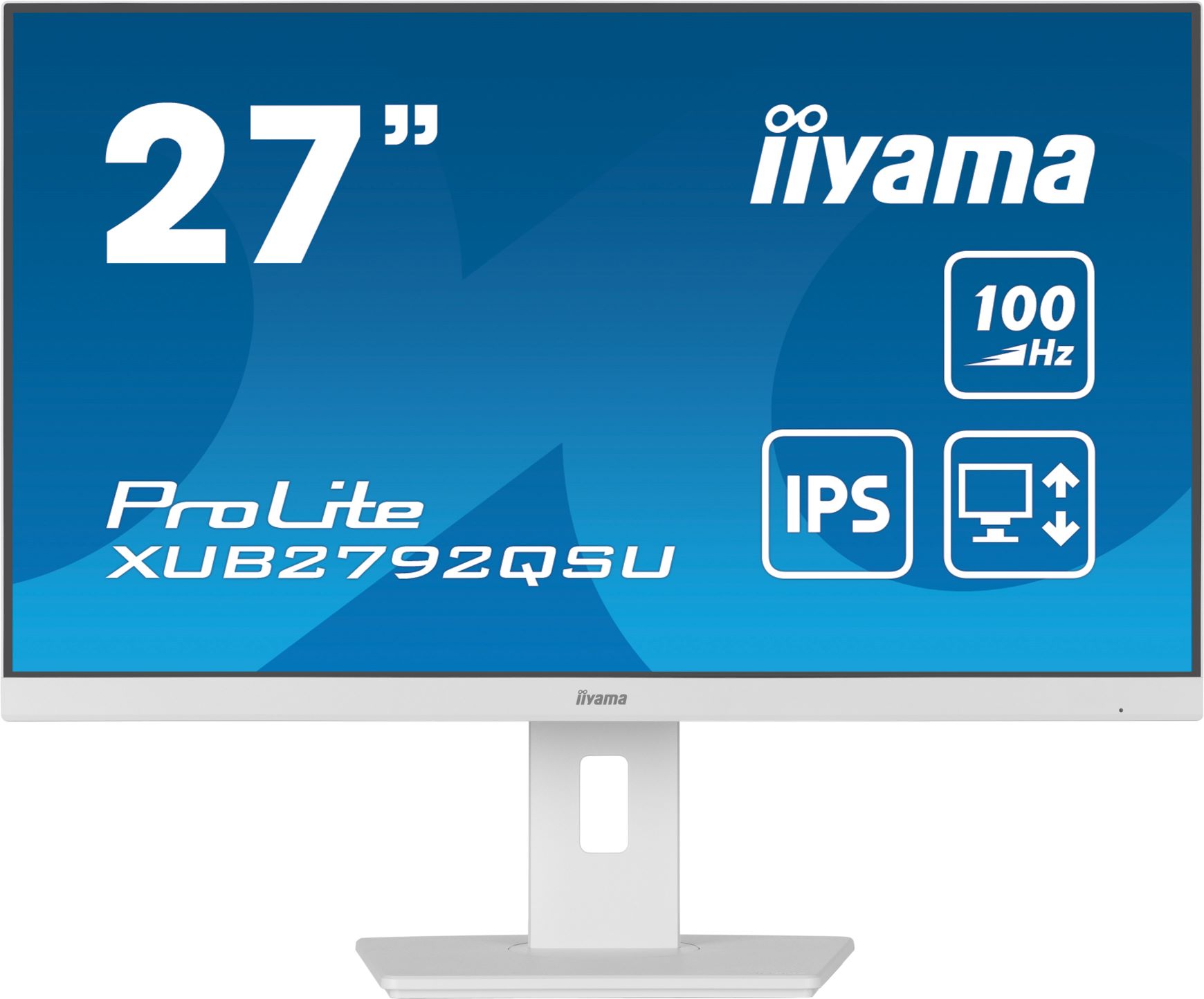 Monitor IIYAMA - ProLite XUB2792QSU-W6, 27'', WQHD, IPS, 0.4 ms, USB Hub