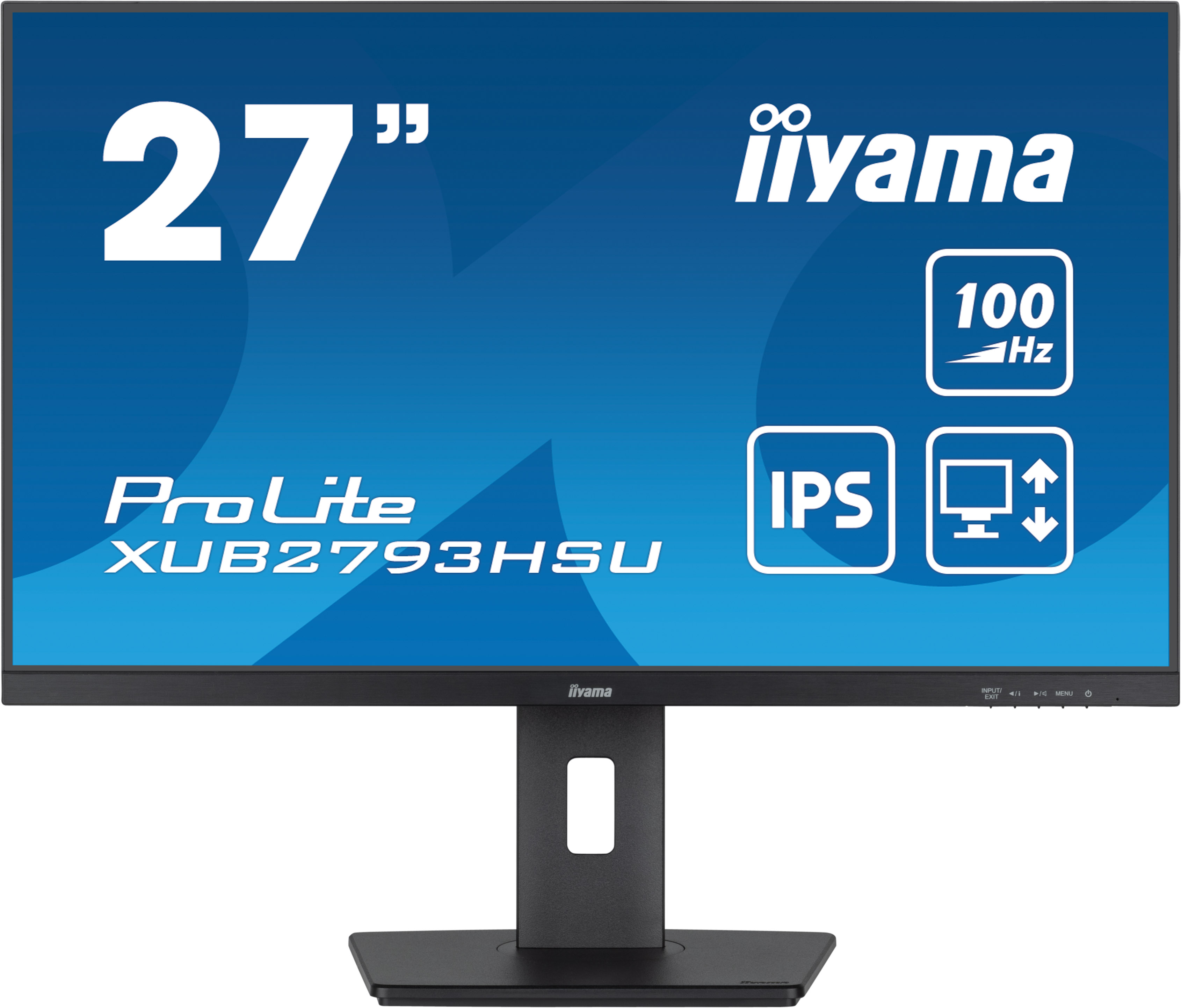 Monitor IIYAMA - ProLite XUB2793HSU-B6, 27'', FHD, IPS, 1 ms, USB Hub