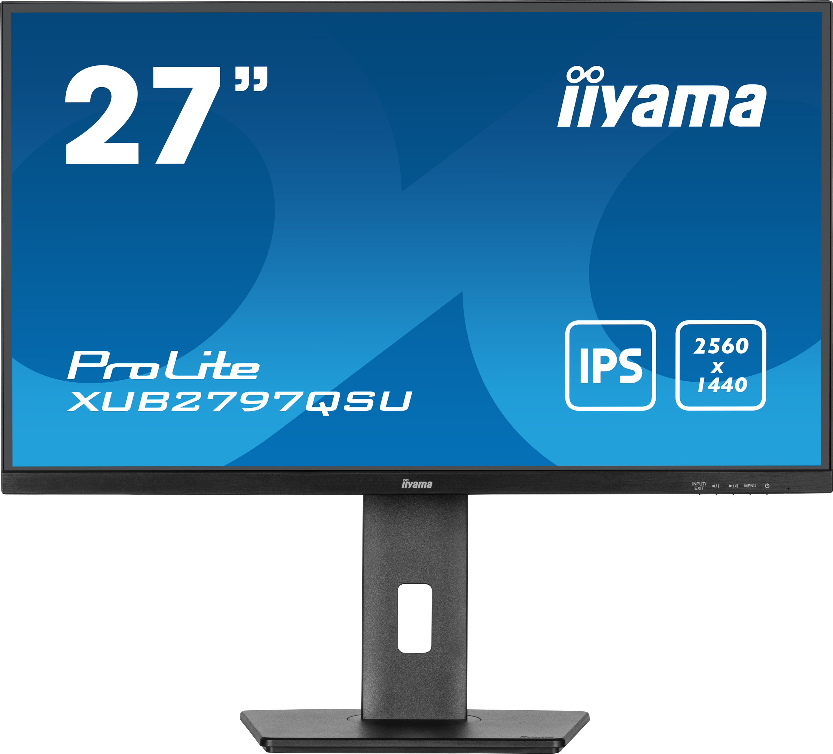 Monitor IIYAMA - ProLite XUB2797QSU-B1, 27'', WQHD, IPS, 1 ms, USB Hub