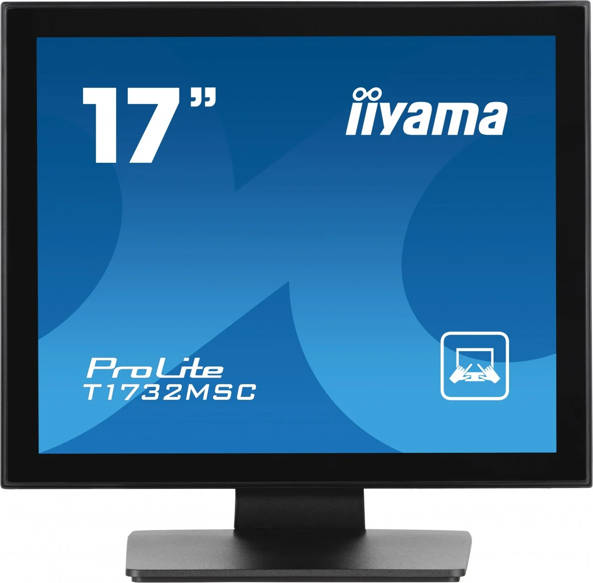 Monitor IIYAMA - T1732MSC-B1SAG, 17'', FHD, TN, Touch, negru