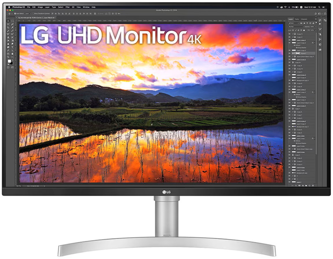 Monitor LG - 32UN650K-W, 31.5'', UltraFine UHD 4K, IPS, Anti-Glare, negru