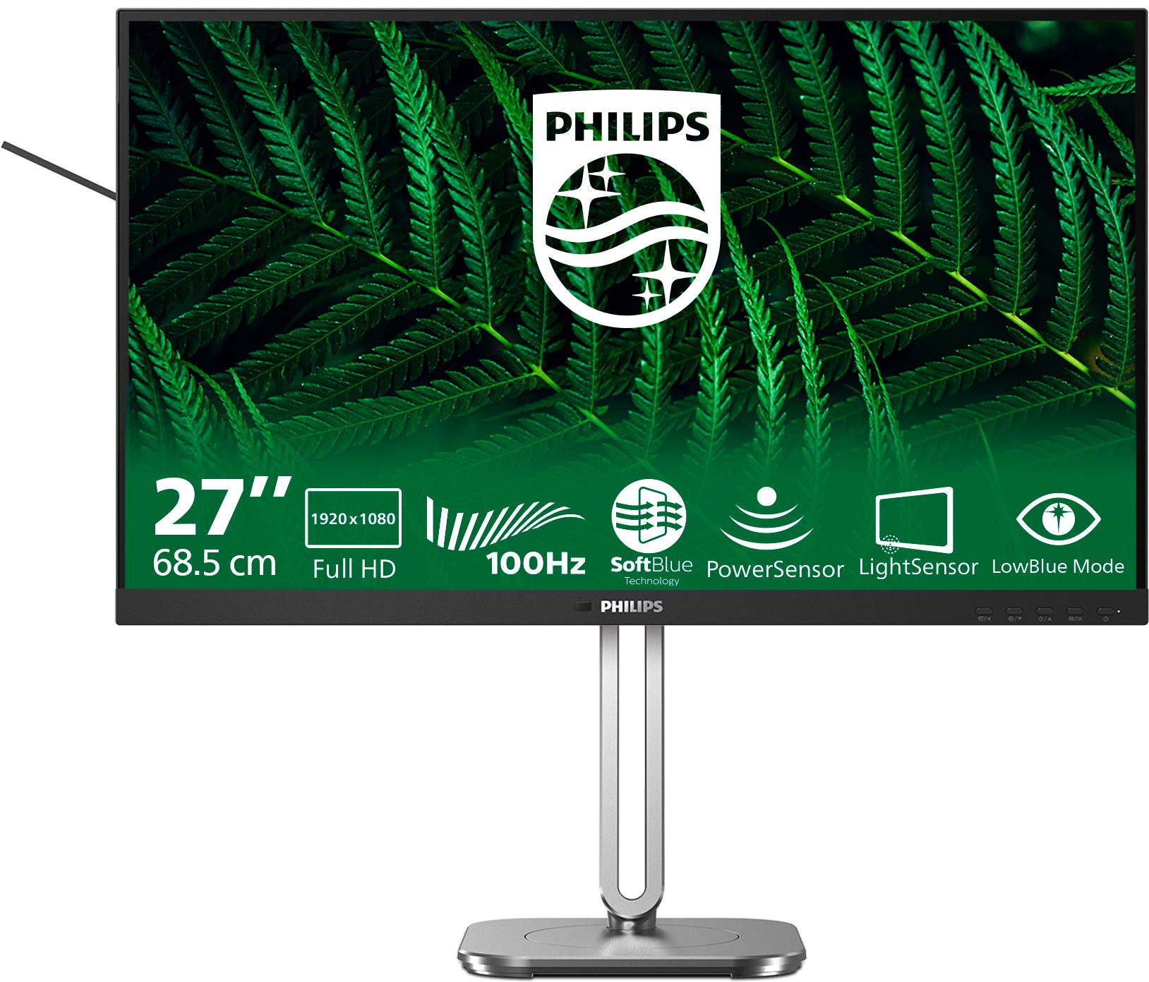Monitor Philips - 27B2G5200, 27'', IPS, WLED, Anti-Glare, negru