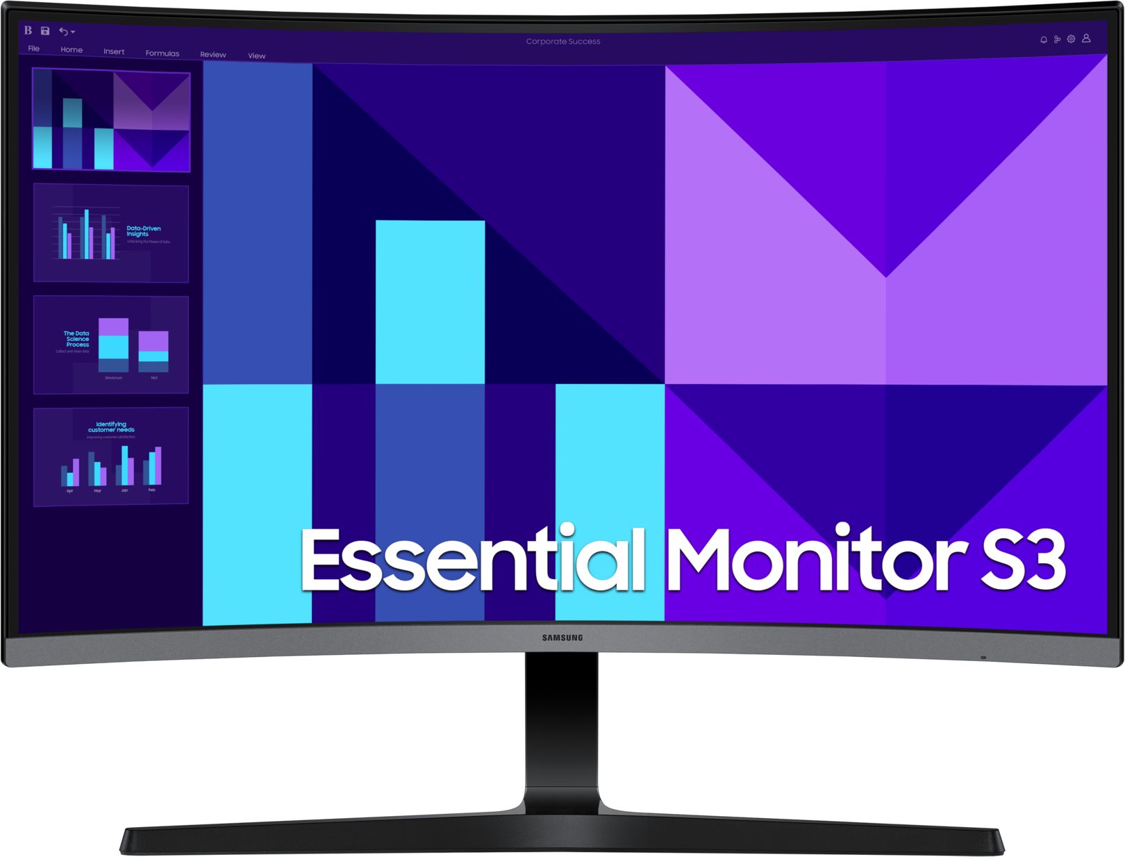 Monitor Samsung - 27D392, 27'', FHD, VA, Anti-Glare, Curved, negru