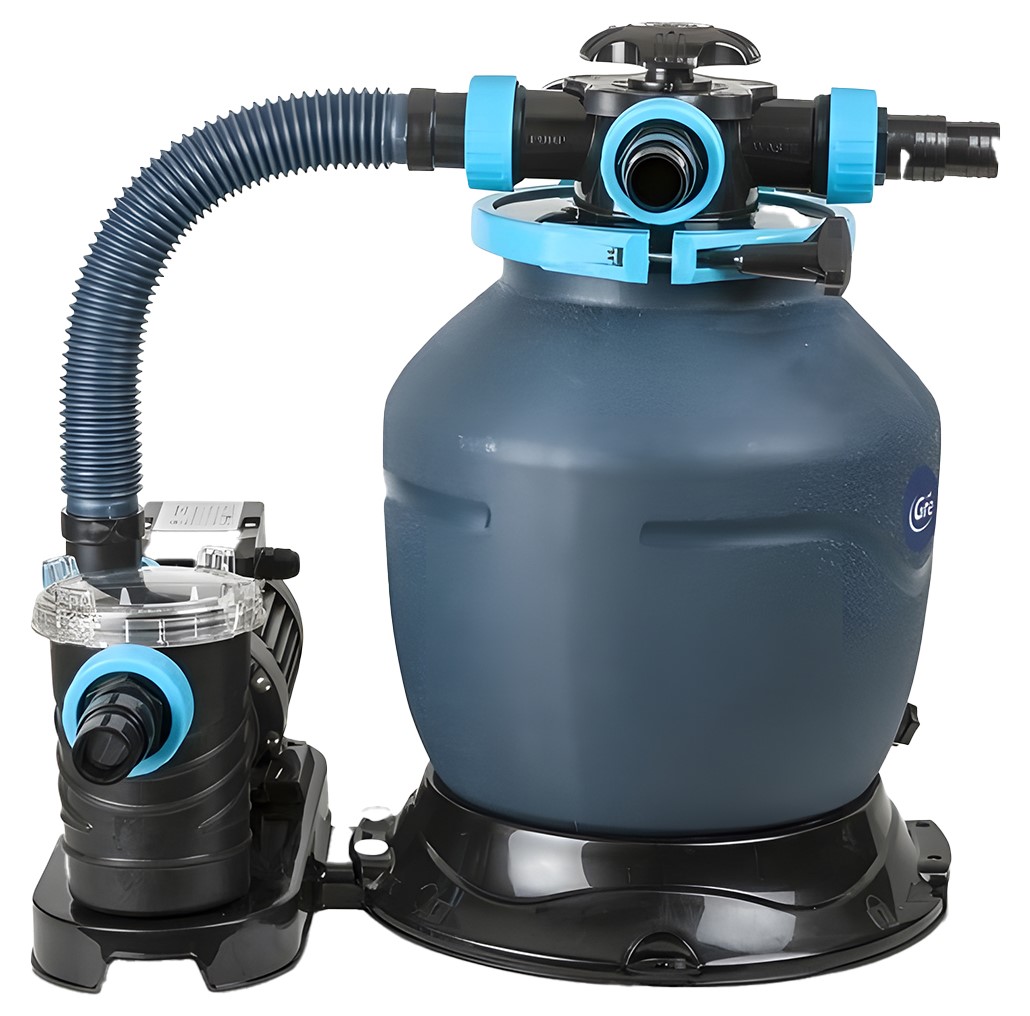 Filtru de nisip monobloc Gre - Cu prefiltru, Ø 400 mm, 230W, 6 m³/h