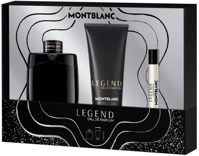 Mont Blanc Legend Set - Apă de parfum, 100 și 7.5 ml și Gel de duș, 100 ml