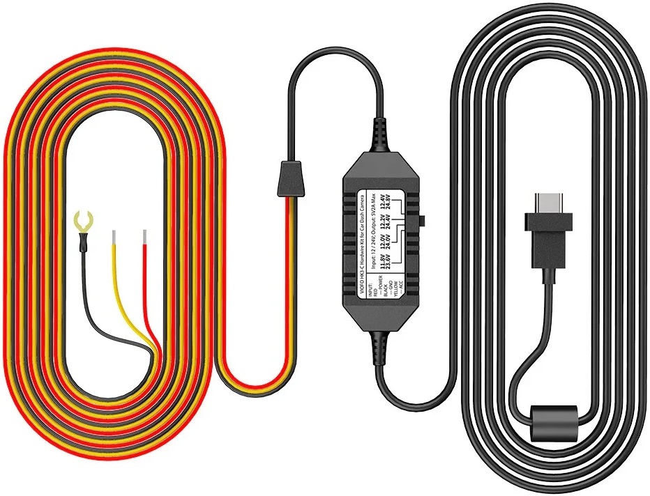 Set de montare VIOFO Hardwire Kit - HK3 Mini USB - Low Voltage Battery Protection