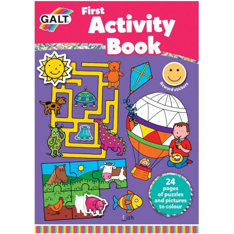Prima mea carte distractiva cu stickere Galt