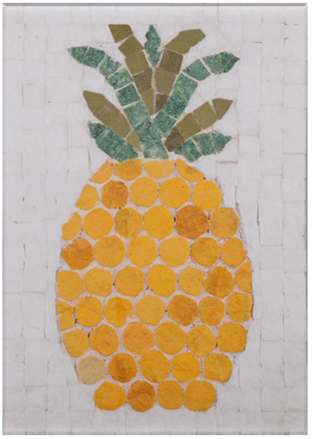 Mozaic de piatră Neptune Mosaic - Ananas, fără cadru