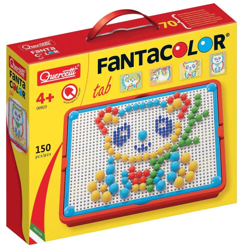 Mozaic Quercetti - Fantacolor Portable Small, 150 piese