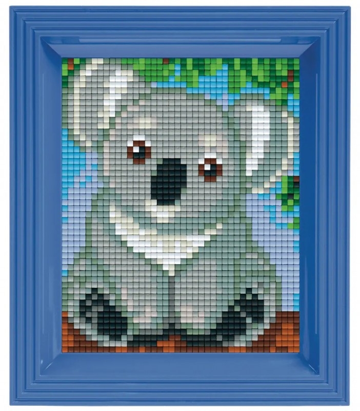 Mozaic cu ramă Pixelhobby - Koala, set de pixeli Classic