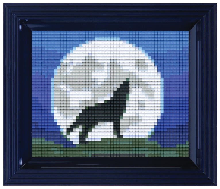 Mozaic cu ramă  Pixelhobby - Lup, Kit Pixel Clasic