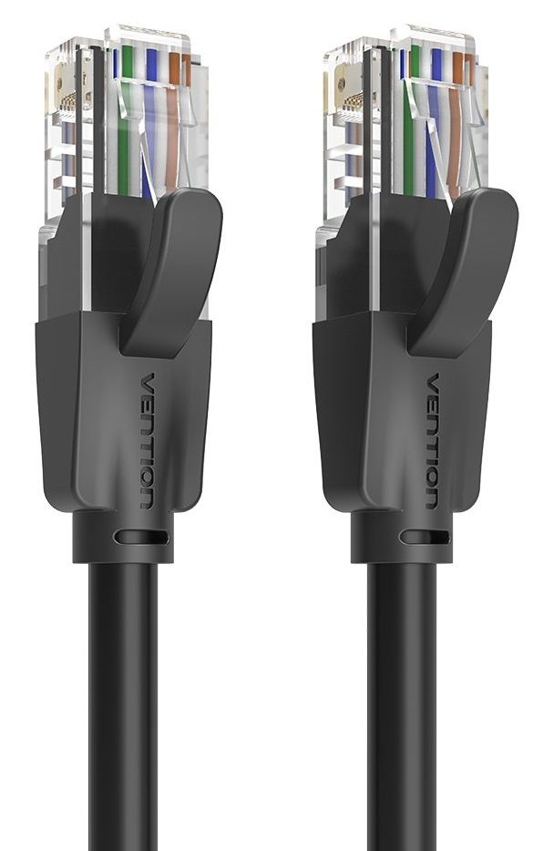 Cablu de rețea  Vention - IBEBD, RJ45/RJ45, 0.5m, negru