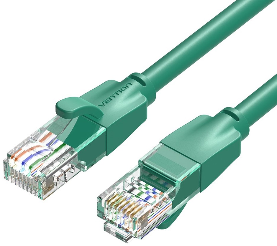 Cablu de rețea  Vention - IBEGH, RJ45/RJ45, 2m, verde