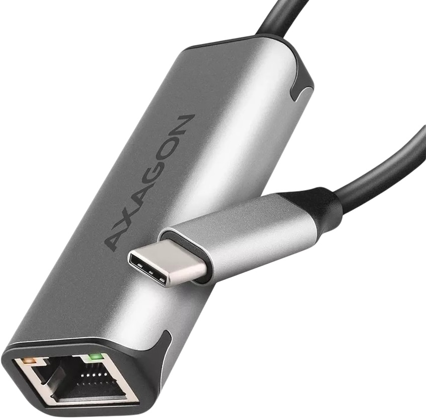 Adaptor de rețea  AXAGON -ADE-25RC, USB-C/RJ45, 2500Mbps, gri