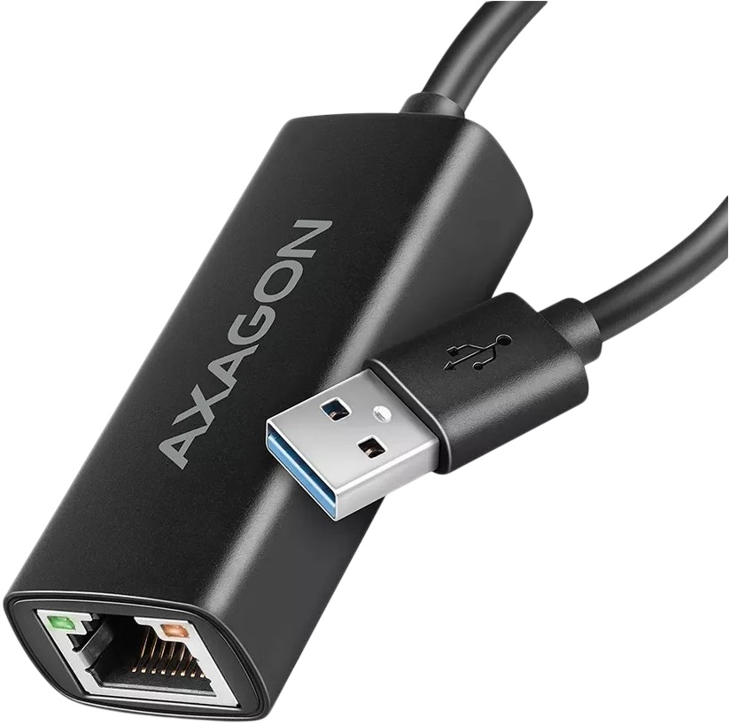 Adaptor de rețea  AXAGON - ADE-AR, USB-A/RJ45, 1000Mbps, negru