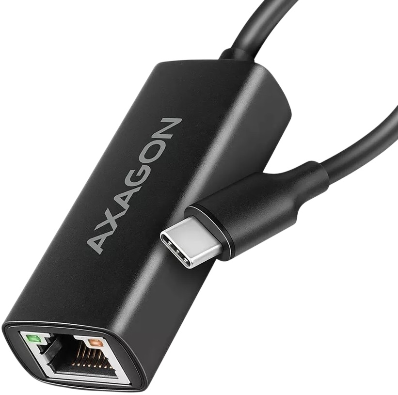 Adaptor de rețea  AXAGON - ADE-ARC, USB-C/RJ45, 1000Mbps, negru