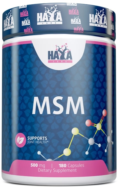 MSM, 500 mg, 180 capsule, Haya Labs