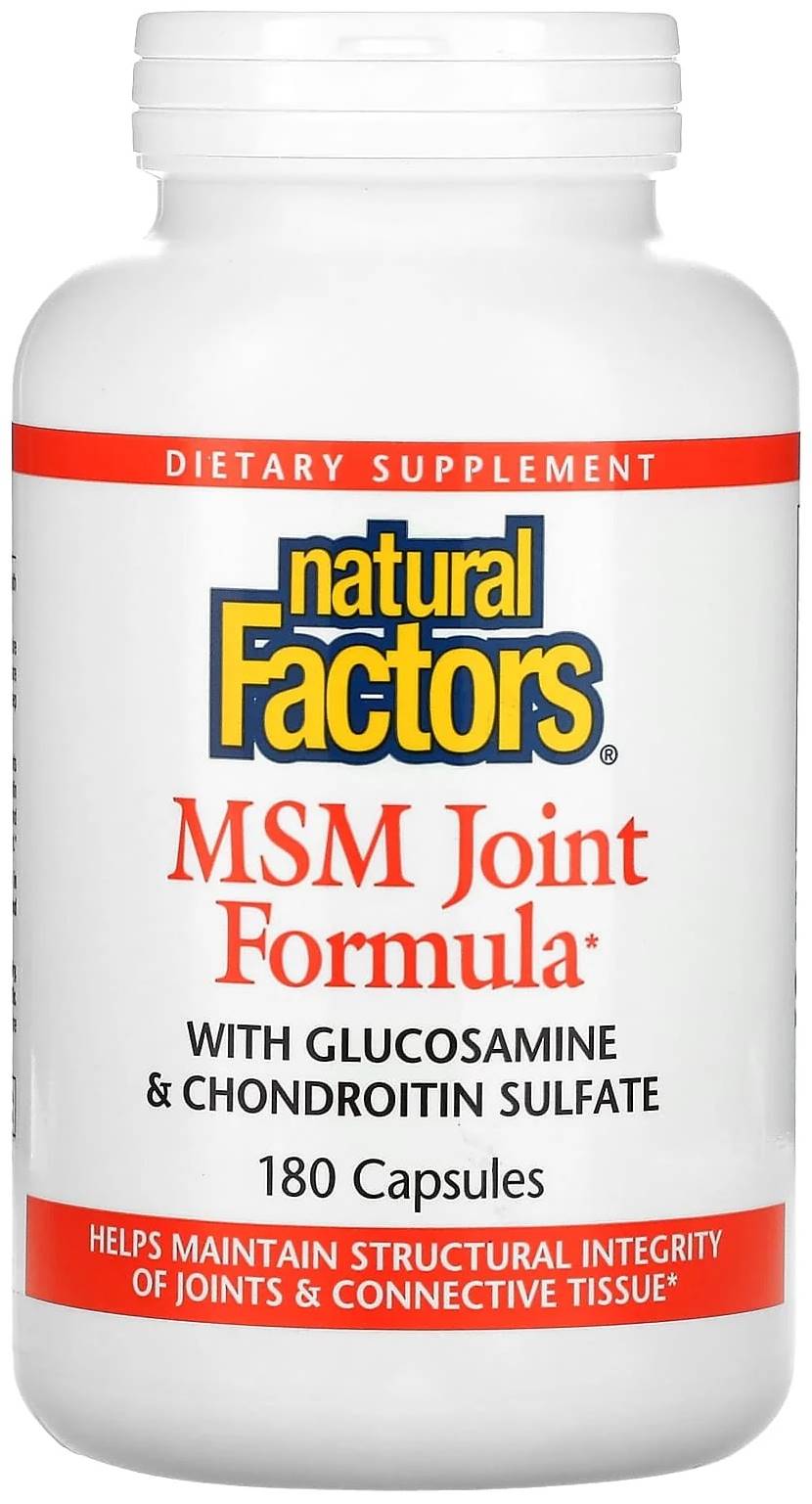 MSM Joint Formula, 180 capsule, Natural Factors