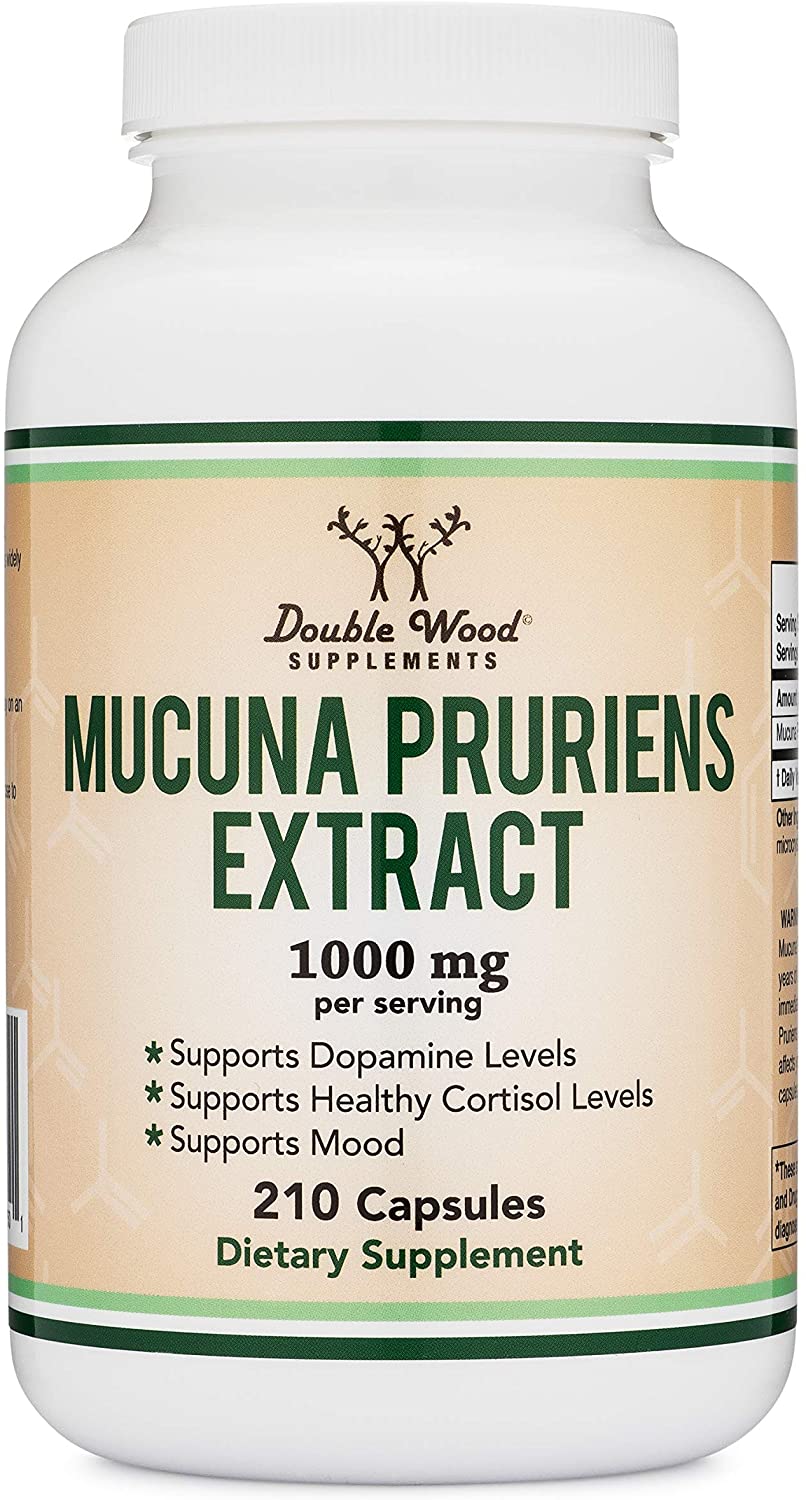 Mucuna Puriens Extract, 210 capsule, Double Wood