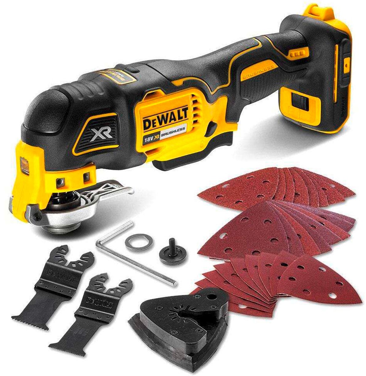 Instrument multifuncțional cu acumulator DeWALT - DCS356N, 18V, fără baterie și încărcător