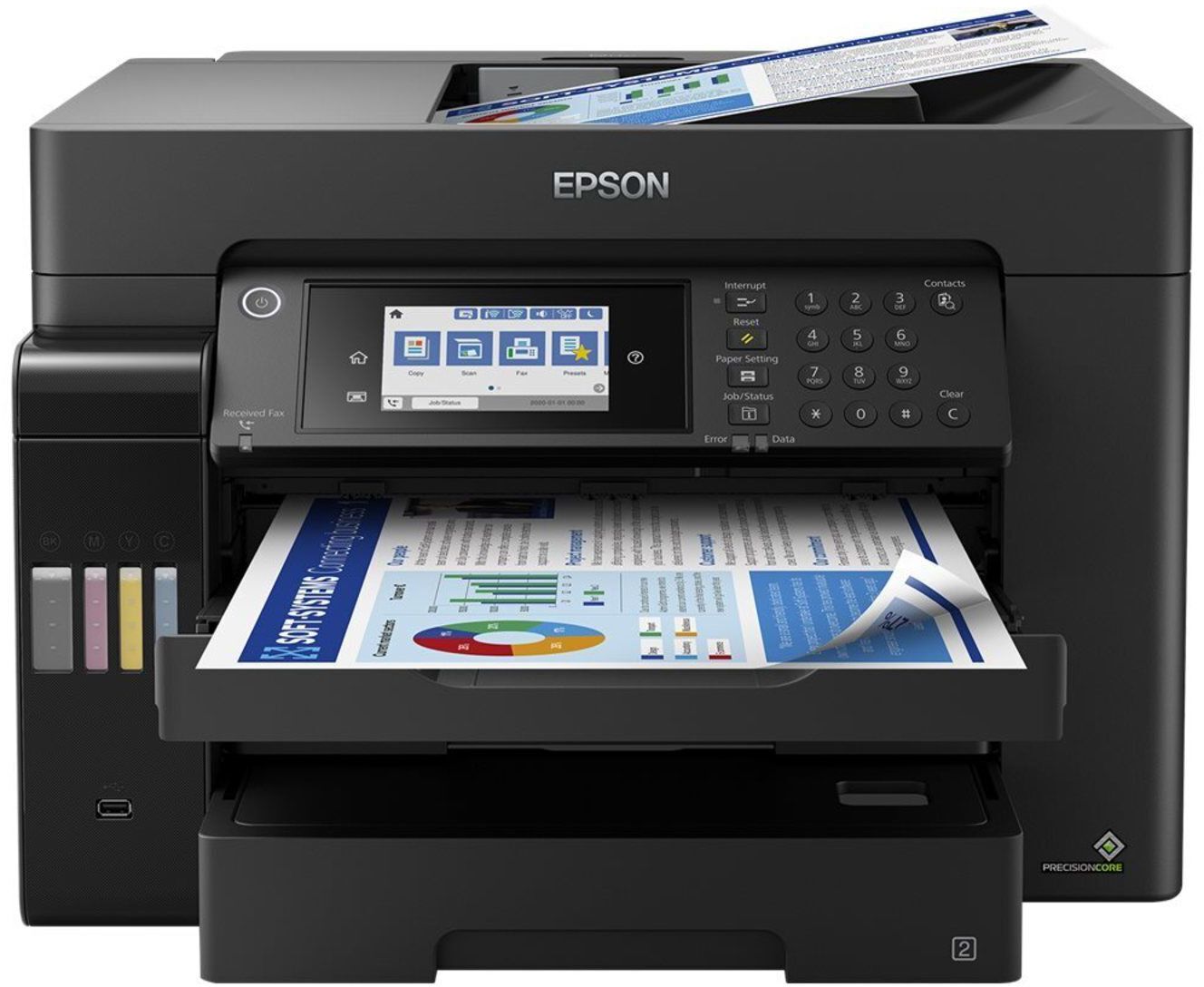 Dispozitiv multifuncțional Epson - EcoTank L15160, negru