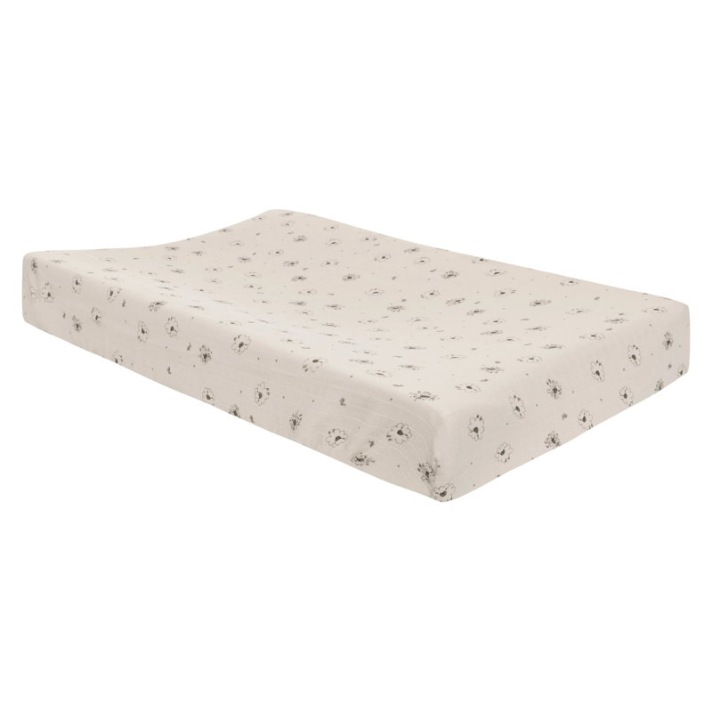 Husă muselină pentru saltea de înfășat Bebe-Jou - Bej