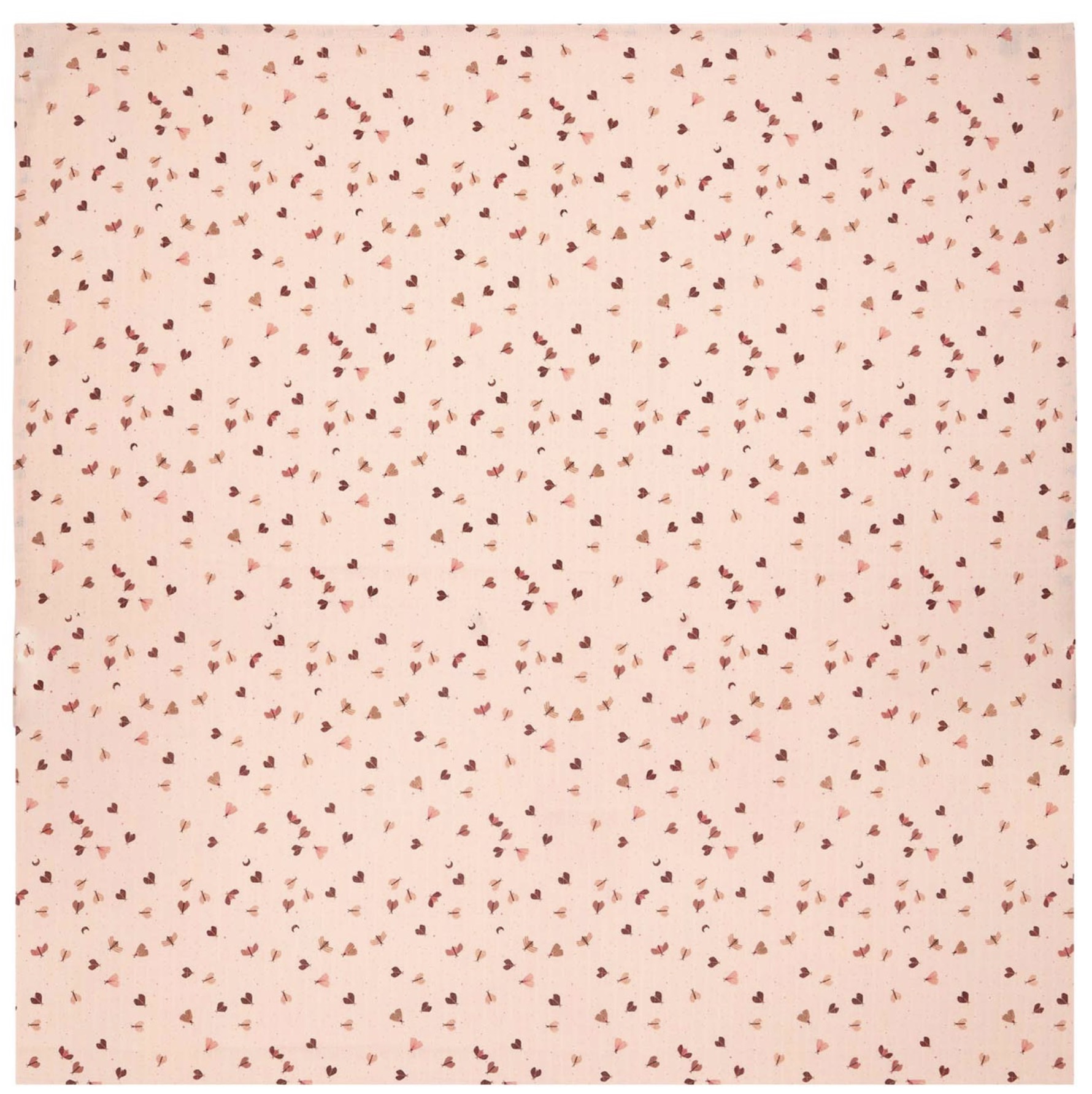 Scutec de muselină Bebe-Jou - Sweet Butterfly, 110 x 110 cm