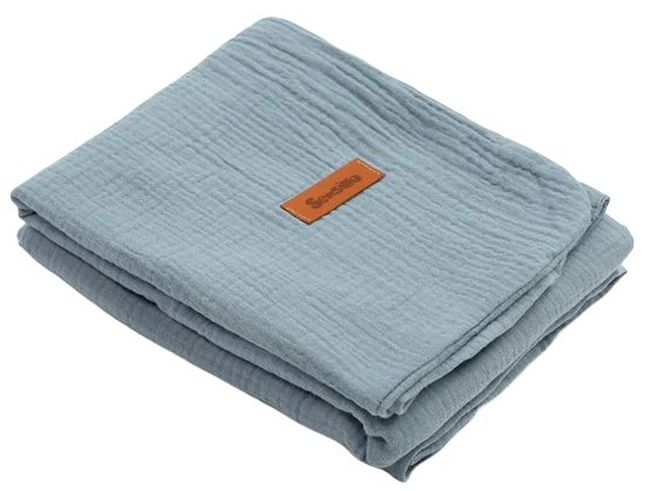 Pătură de muselină  Sensillo - Jeans, 75 х 100 cm