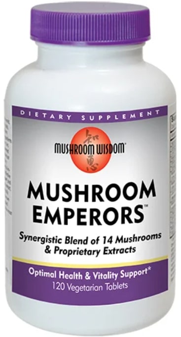 Mushroom Emperors, 120 tablete, Mushroom Wisdom