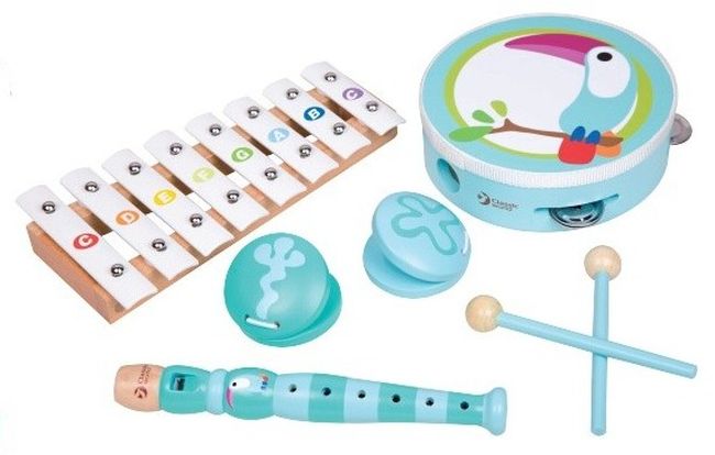 Set din lemn Classic World - Instrumente muzicale