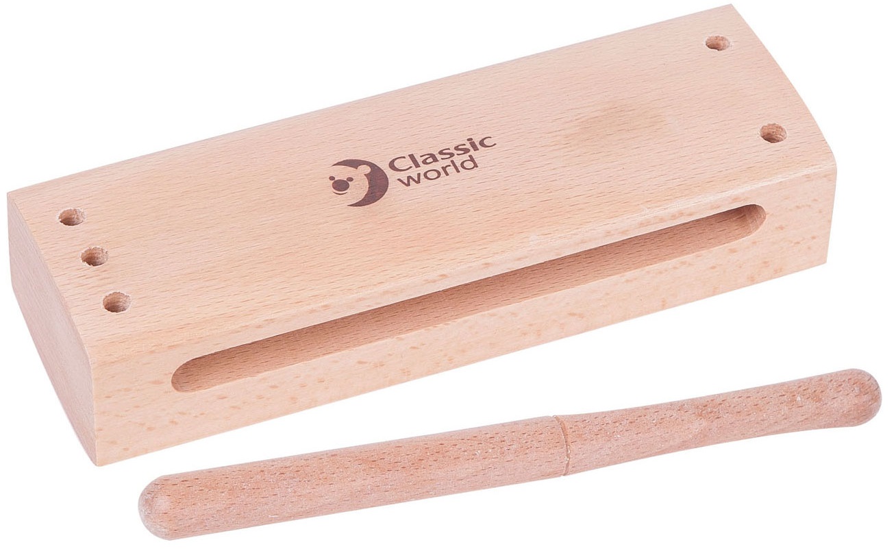 Instrument muzical Classic World Educational - Baston cu bloc