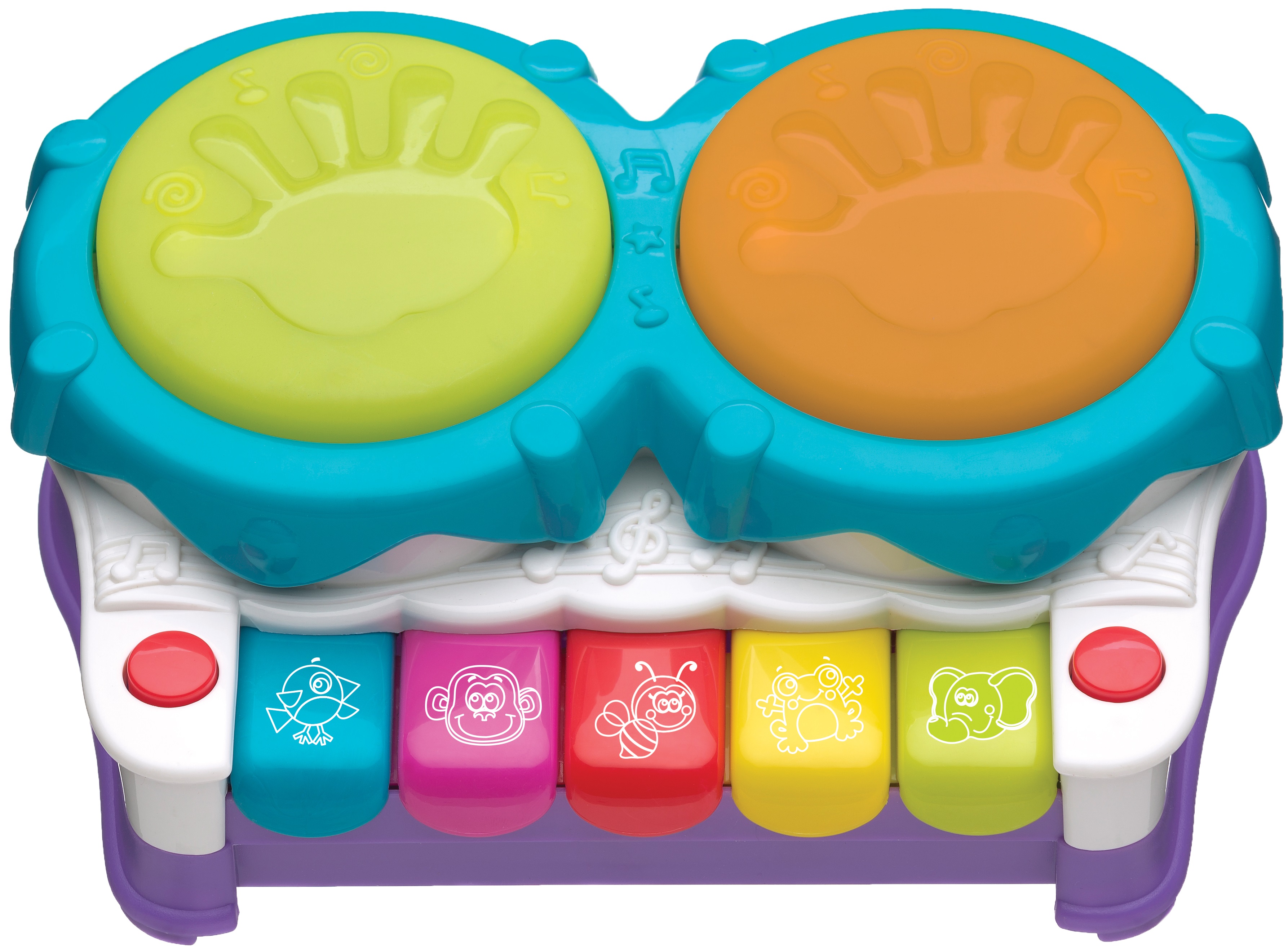 Jucarie muzicala 2 in 1 Playgro + Learn - Pian si Tobe