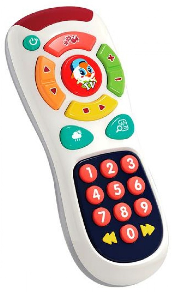Jucarie muzicala Hola Toys - Telecomanda cu lumina si pregatire lingvistica