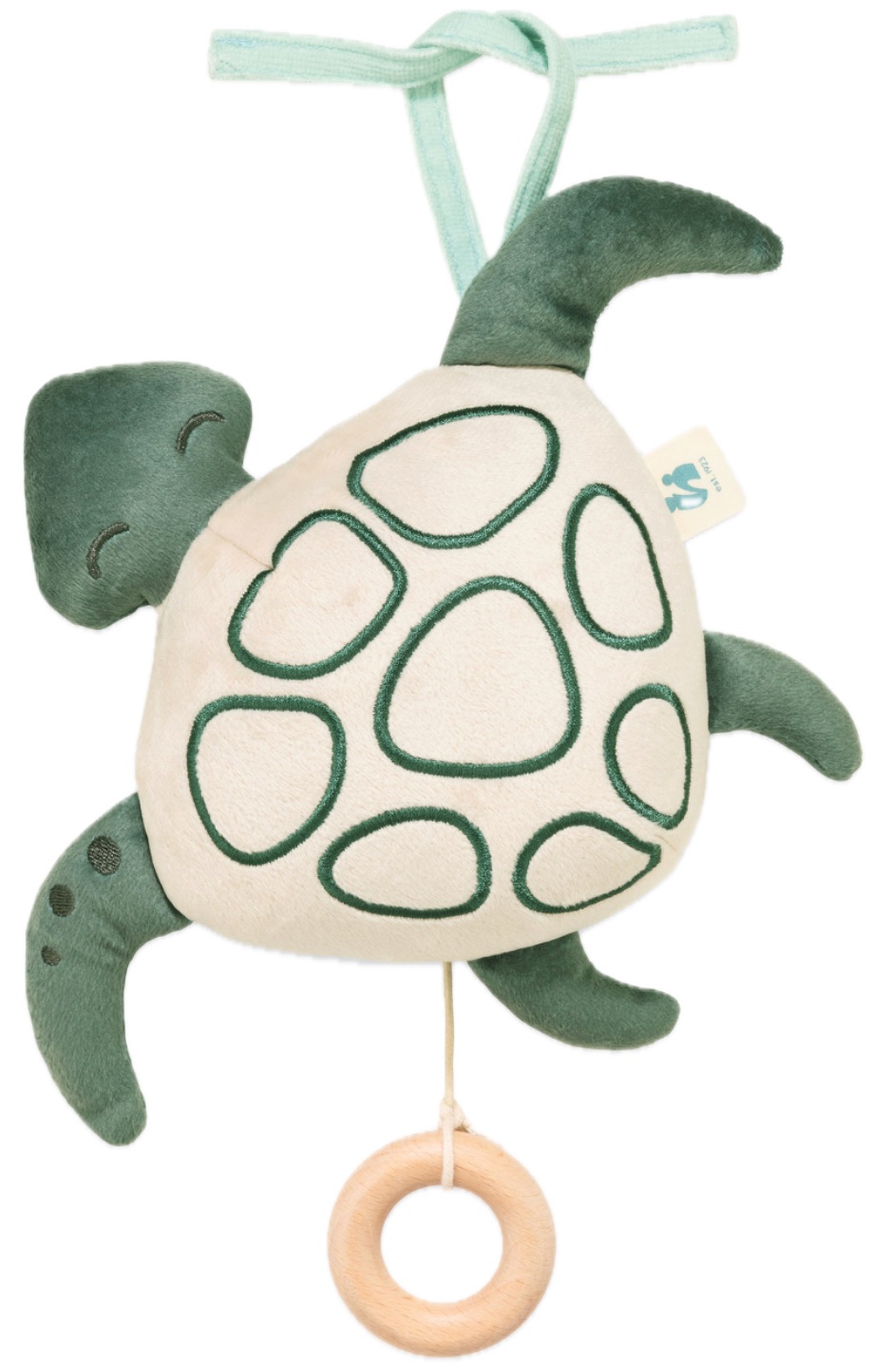Jucărie muzicală de pluș Hauck - Cuddle N Sleep, Turtle