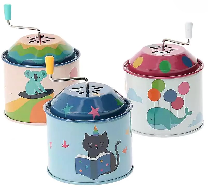 Cutii muzicale Vilac - prin design Andy Westface, sortiment