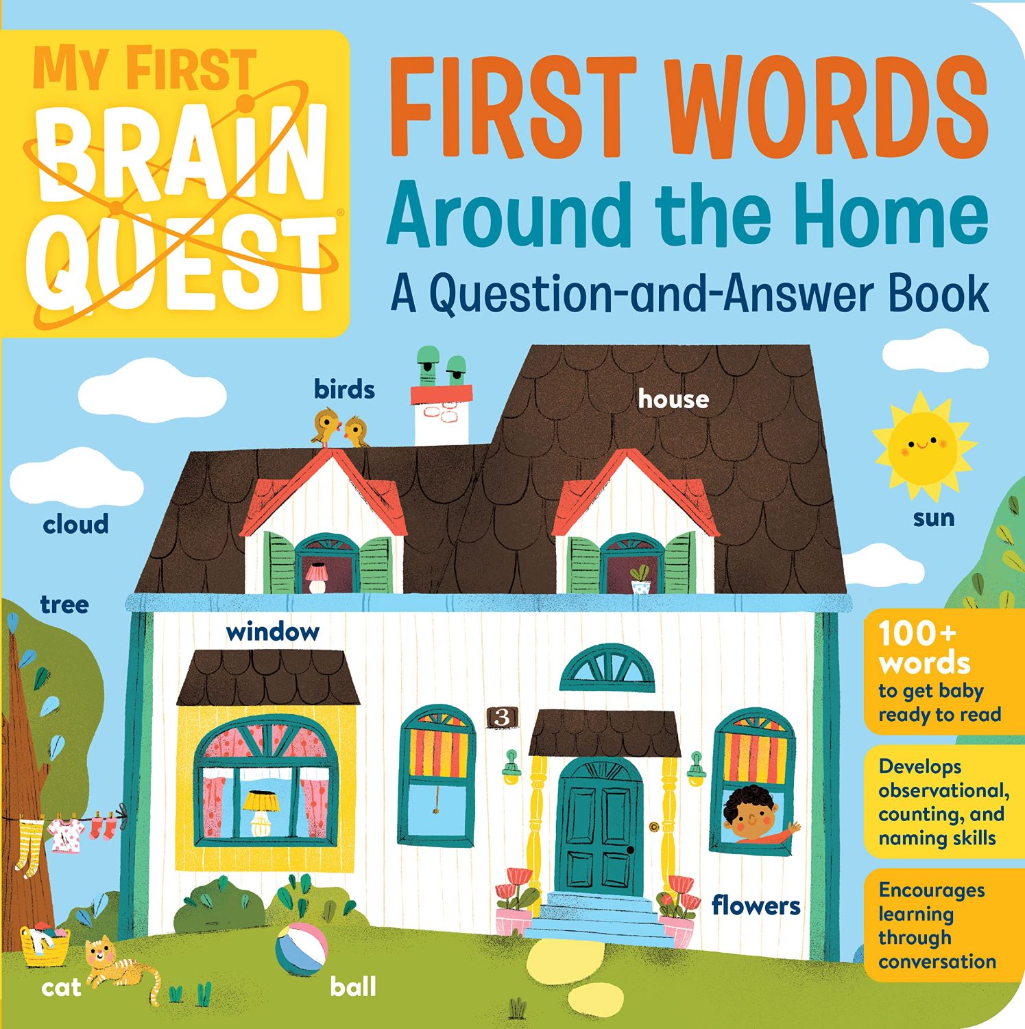 My First Brain Quest First Words: Around the Home: A Question-And-Answer Book - Workman Publishing - imagine 2